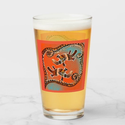 PLATAPUS KUNST          GLAS (Voorkant gevuld)