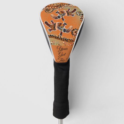 PLATAPUS KUNST GOLFHEADCOVER (Voorkant)