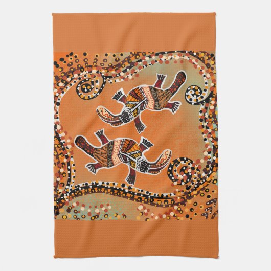 PLATAPUS KUNST        THEEDOEK (Verticaal)