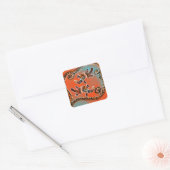 PLATAPUS KUNST         VIERKANTE STICKER (Envelop)