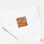 PLATAPUS KUNST        VIERKANTE STICKER (Envelop)