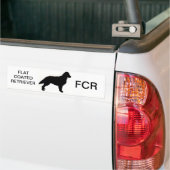 Platbeklede zilverzilver bumpersticker (Op Truck)