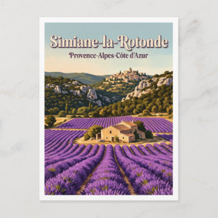 Plateau d'Albion Lavendelvelden Briefkaart