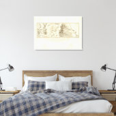 Plateau of Mexico City Canvas Afdruk (Insitu (Slaapkamer))