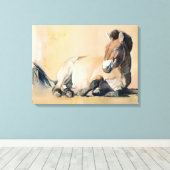 Plateau Sun Canvas Afdruk (Insitu (Houten vloer))