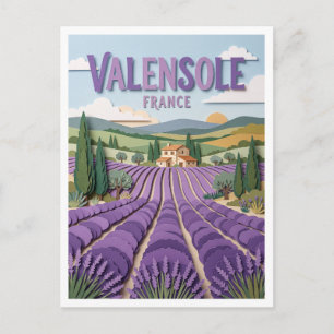 Plateau van Valensole Frankrijk Briefkaart
