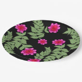 plateaubloem papieren bordje (Gekanteld)