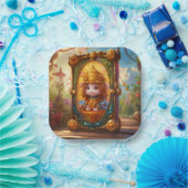 Plateful van Elegantie: Stijlvol papier Bord (Feest)