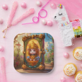 Plateful van Elegantie: Stijlvol papier Bord (Feest)