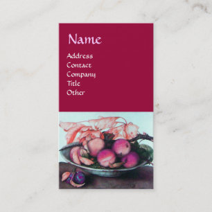 Platen, pruimen en bladeren, van SEIZOEN Visitekaartje