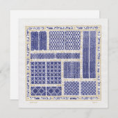 Platen van afdruk briefpapier vlak kaart (Voorkant / Achterkant)