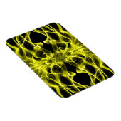 Platen van gele rook op zwart magneet (Rechterzijde)