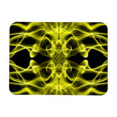 Platen van gele rook op zwart magneet (Horizontaal)