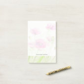 Platen van geverfde waterverf 3 post-it® notes (Op bureau)