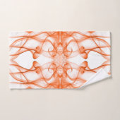 Platen van Oranje rook op wit Bad Handdoek (Handdoek)