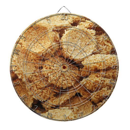 Platen van rijst ~ Aziatische zoetwaren Dartbord (Voorkant)