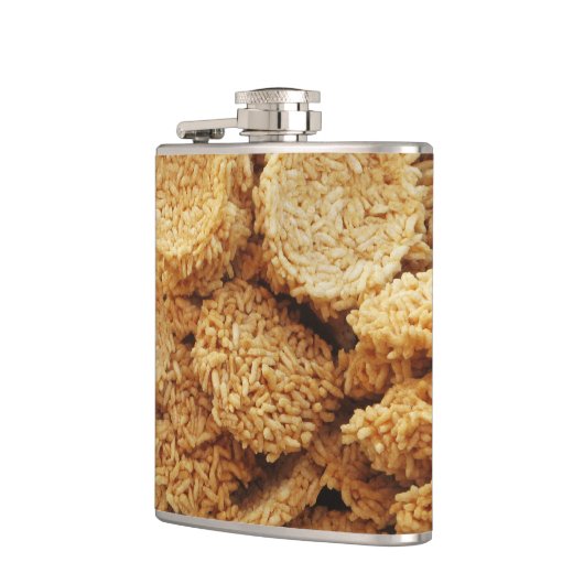 Platen van rijst ~ Aziatische zoetwaren Heupfles (Links)