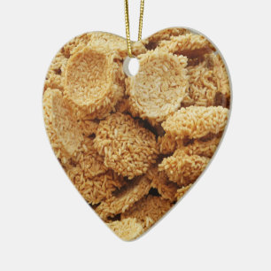 Platen van rijst ~ Aziatische zoetwaren Keramisch Ornament