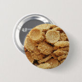 Platen van rijst ~ Aziatische zoetwaren Ronde Button 5,7 Cm (Voorkant /achterkant)