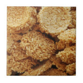 Platen van rijst ~ Aziatische zoetwaren Tegeltje (Voorkant)