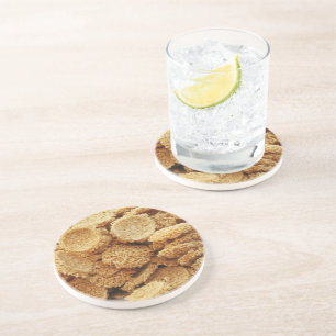 Platen van rijst ~ Aziatische zoetwaren Zandsteen Onderzetter