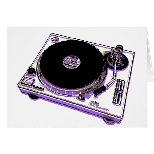 Platenspeler (Voorkant Horizontaal)