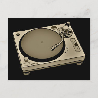 Platenspeler2 Briefkaart