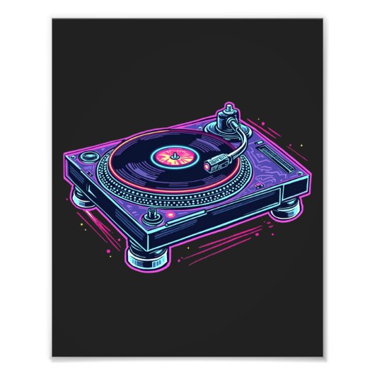 Platenspeler Audio LP Vinyl Record Player Foto Afdruk (Voorkant)