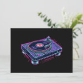 Platenspeler  Audio LP Vinyl Record Player Kaart (Staand voorkant)