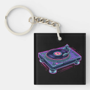 Platenspeler Audio LP Vinyl Record Player Sleutelhanger