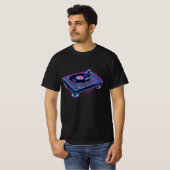 Platenspeler Audio LP Vinyl Record Player T-shirt (Voorkant volledig)