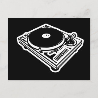 Platenspeler Briefkaart