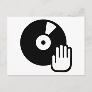 Platenspeler Briefkaart