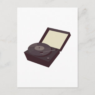 Platenspeler Briefkaart