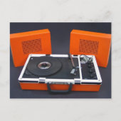 platenspeler briefkaart (Voorkant)