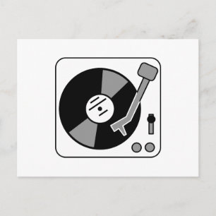 Platenspeler Briefkaart