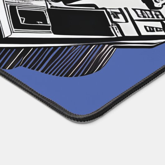 Platenspeler Bureaumat (Hoek)