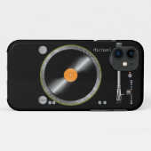  Platenspeler Case-Mate iPhone Case (Achterkant (horizontaal))