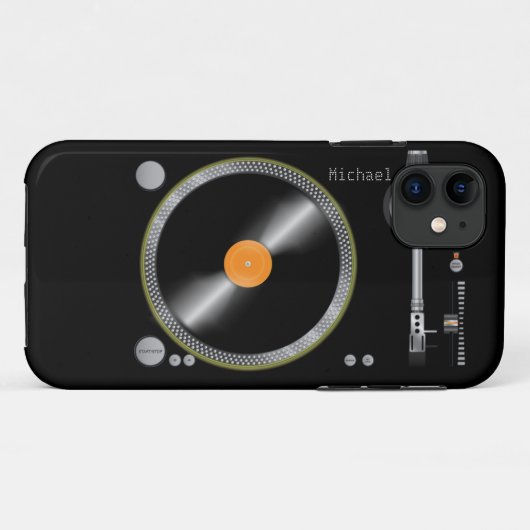 Platenspeler Case-Mate iPhone Case (Achterkant (horizontaal))