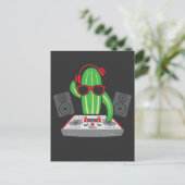 Platenspeler DJ Music Pickle Electronic Rave Music Briefkaart (Staand voorkant)