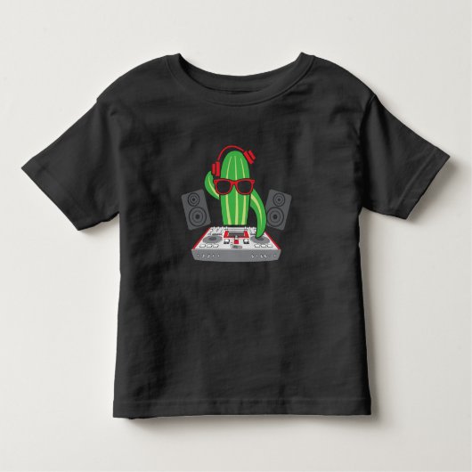 Platenspeler DJ Music Pickle Electronic Rave Music Kinder Shirts (Voorkant)
