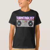 Platenspeler DJ Music Producer Techno Turntablist T-shirt (Voorkant)
