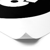 Platenspeler DJ Poster (Hoek)