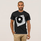Platenspeler Dj T-shirt (Voorkant volledig)