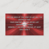 Platenspeler Dj Visitekaartje (Achterkant)