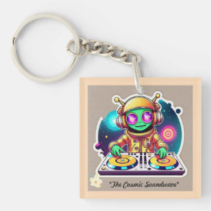 Platenspeler extravaganza sleutelhanger