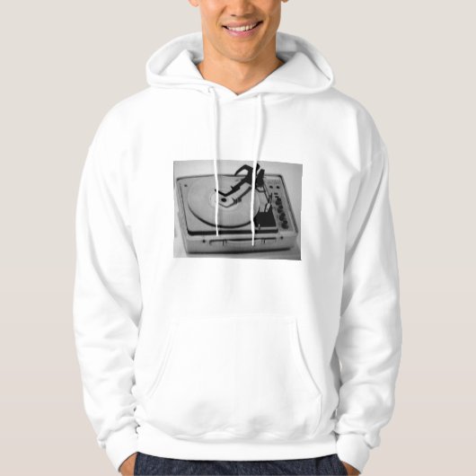 Platenspeler Hoodie (Voorkant)