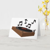 Platenspeler Kaart (Gele Bloem)