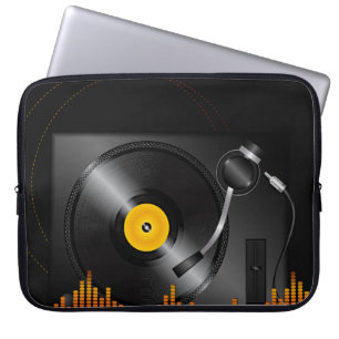 Platenspeler laptophoes laptop sleeve