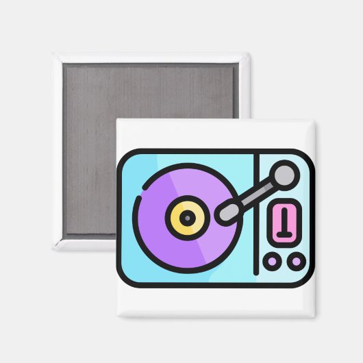 Platenspeler Magneet (Voorkant / Achterkant)